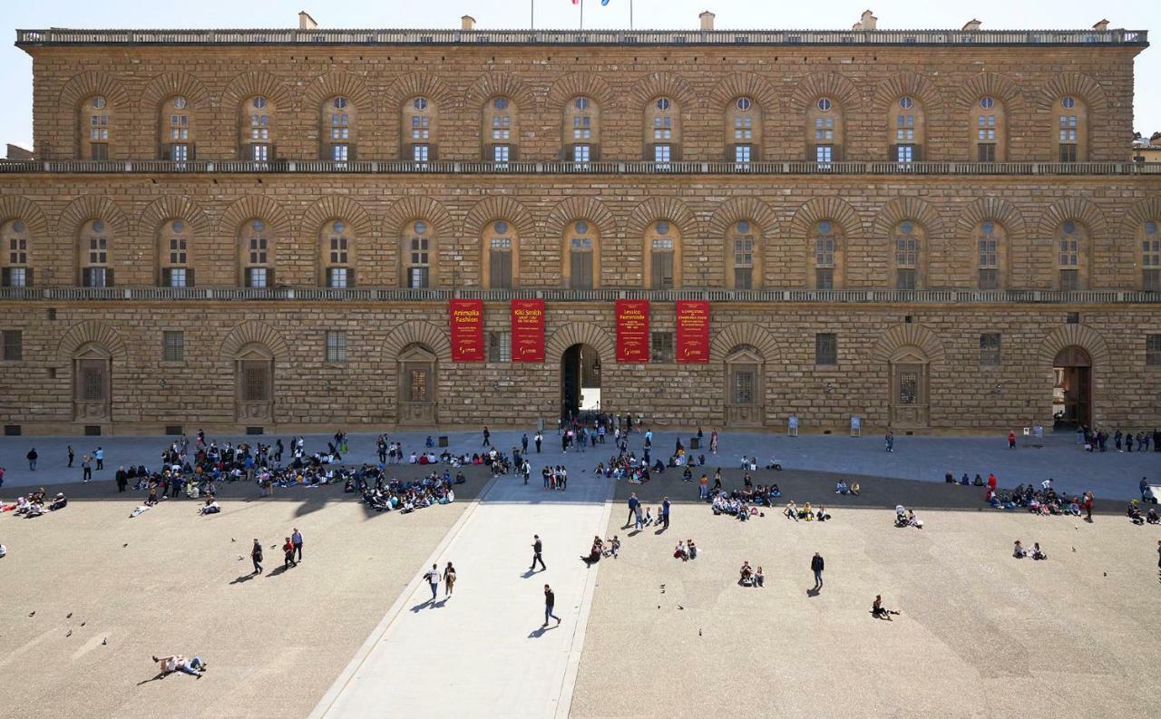 Panoramic View 2 Pitti Palace Close 2Ponte Vecchio Firenze Kültér fotó